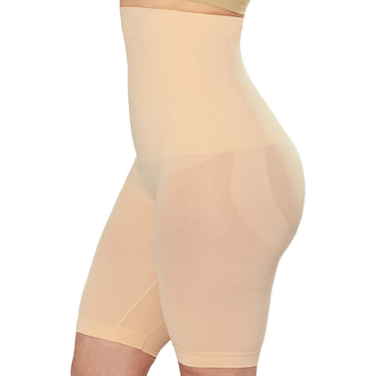 LANIMA Body Shaper Shorts For Females | Free Size | Skin Color | Shapewear Tummy Control Thigh Slimming