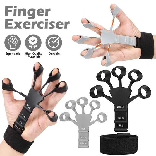 Finger Gripper 6 Resistant Finger Exerciser Strength Trainer